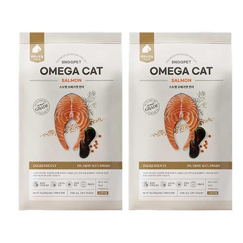 [특가] 스누펫 고양이사료 오메가캣 4kg